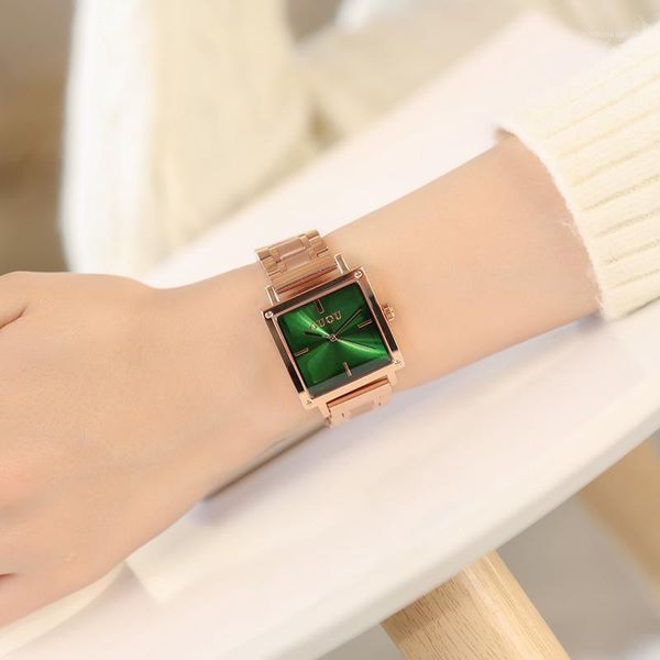 wristwatches square ladies watches women rose gold stainless steel casual quartz watch woman bracelet dress wrist clock, Slivery;brown
wristwatches square ladies watches women rose gold stainless steel casual quartz watch woman bracelet dress wrist clock, Slivery;brown