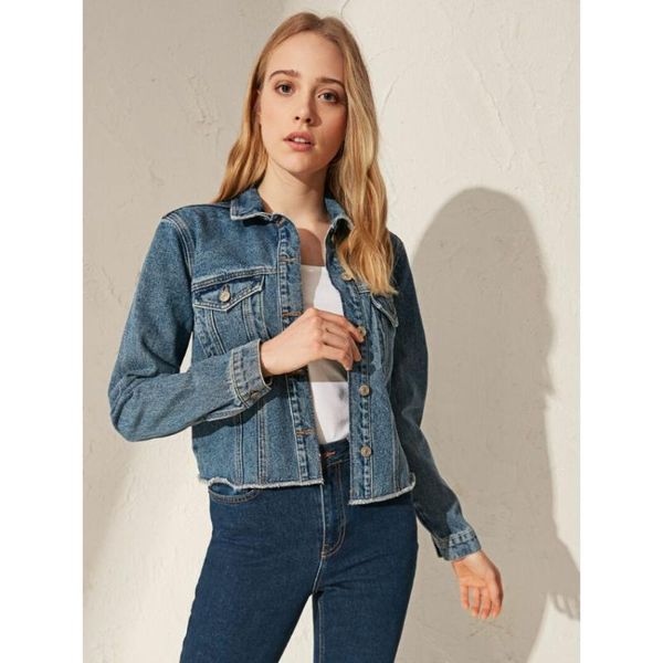 women's jackets jean jacket shirt collar pocket detailed long sleeve high quality, Black;brown
women's jackets jean jacket shirt collar pocket detailed long sleeve high quality, Black;brown