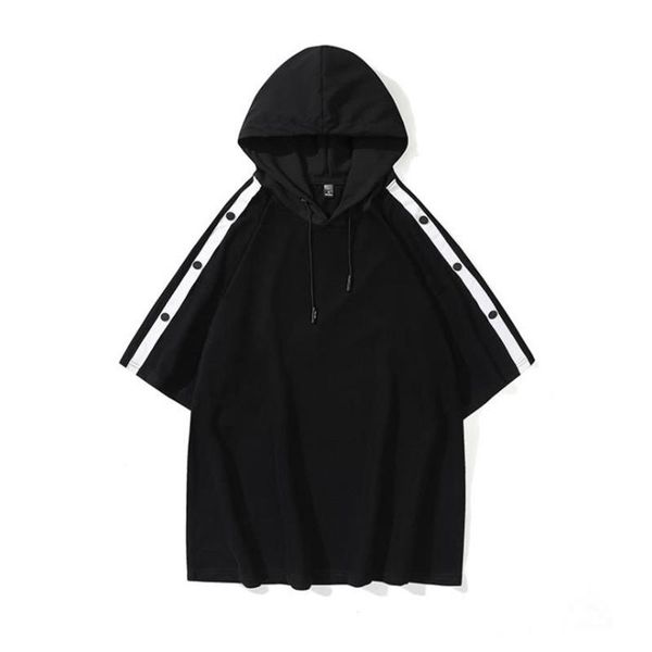 men's t-shirts summer men tshirt casual loose hooded tees shirts male sportswear hoodie short sleeve mens t-shirt clothing 8xl, White;black
men's t-shirts summer men tshirt casual loose hooded tees shirts male sportswear hoodie short sleeve mens t-shirt clothing 8xl, White;black