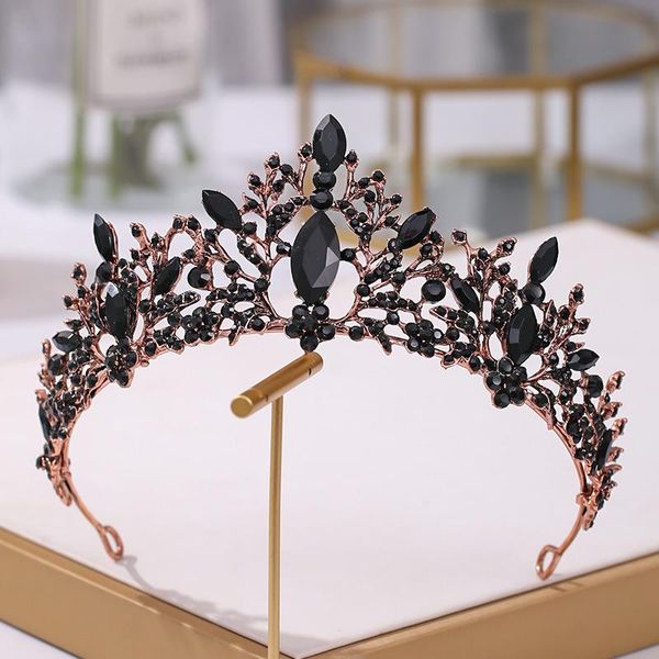 hair clips & barrettes bridal crown headwear wedding birthday headdress black rhinestones retro luxury accessories for female bn, Golden;silver
hair clips & barrettes bridal crown headwear wedding birthday headdress black rhinestones retro luxury accessories for female bn, Golden;silver