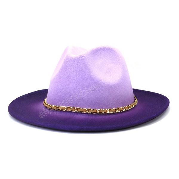 gradient fedora hat for women men wide brim hats woman felt hat female fedoras man jazz panama cap male caps spring autumn winter fashion ac, Blue;gray
gradient fedora hat for women men wide brim hats woman felt hat female fedoras man jazz panama cap male caps spring autumn winter fashion ac, Blue;gray
