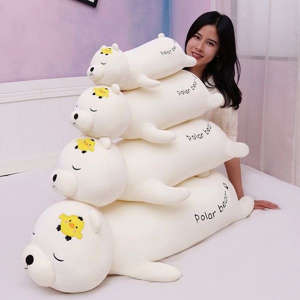 cute white bear plush large cartoon doll sleeping leg long pillow
cute white bear plush large cartoon doll sleeping leg long pillow