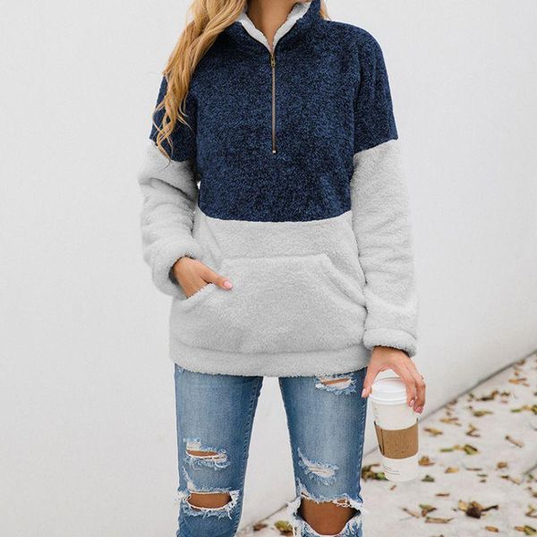 women's hoodies & sweatshirts winter fashion casual all-match zip autumn ladies sweatershirtpocket sweatershirt color stitching high co, Black
women's hoodies & sweatshirts winter fashion casual all-match zip autumn ladies sweatershirtpocket sweatershirt color stitching high co, Black