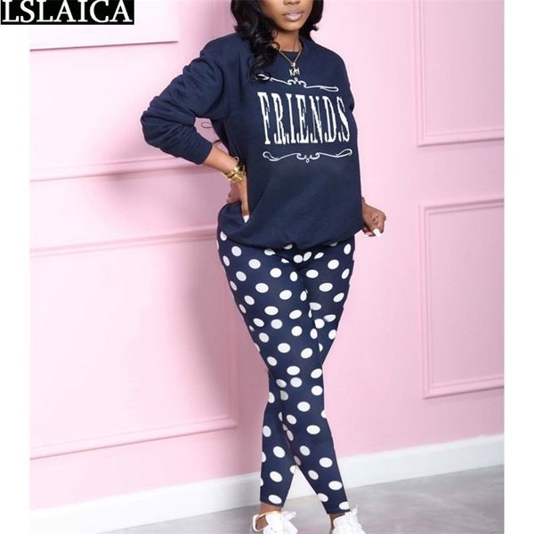 fashion loose two piece letter print sweatshirt&polka dot woman pants casual women set elasitc waist sport ubrania damskie 210515, White
fashion loose two piece letter print sweatshirt&polka dot woman pants casual women set elasitc waist sport ubrania damskie 210515, White