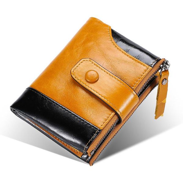wallets rfid anti-theft genuine leather men wallet with coin pocket layer multi-function vintage purse double zipple, Red;black
wallets rfid anti-theft genuine leather men wallet with coin pocket layer multi-function vintage purse double zipple, Red;black