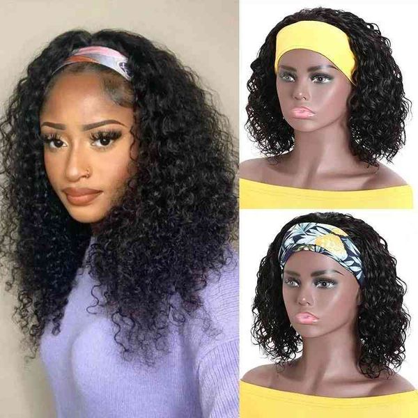 full machine wig with bangs deep wave 10-30 inch headband wigs 180% density brazilian human raw virginie hair for black women, Black;brown
full machine wig with bangs deep wave 10-30 inch headband wigs 180% density brazilian human raw virginie hair for black women, Black;brown