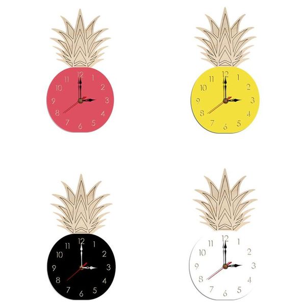 nordic pineapple wall clocks children's room wooden silent clock home decor for kid gift modern design
nordic pineapple wall clocks children's room wooden silent clock home decor for kid gift modern design