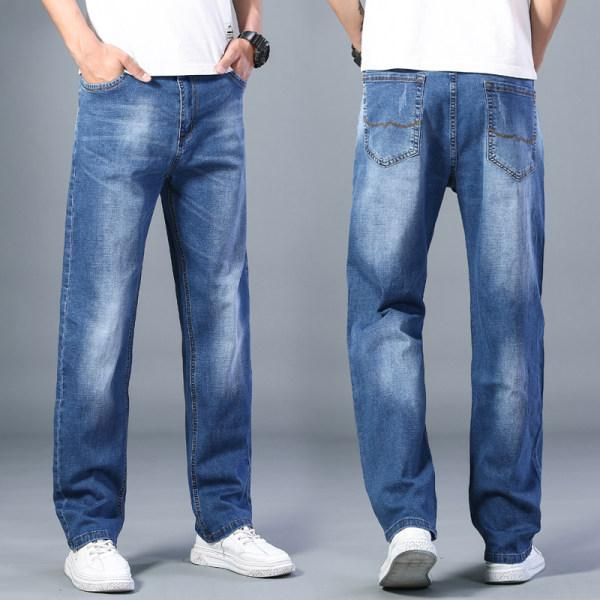 men's jeans 7 colors available men's thin straight-leg loose 2021 summer classic style advanced stretch pants male clothing, Blue
men's jeans 7 colors available men's thin straight-leg loose 2021 summer classic style advanced stretch pants male clothing, Blue