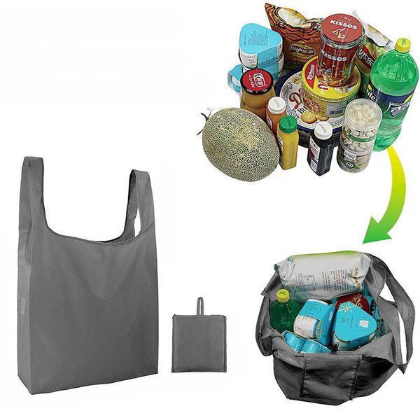 Folding Vest Shopping Bag Reusable Eco-Friendly Grocery Foldable Bags Environmental Protection Storage
Folding Vest Shopping Bag Reusable Eco-Friendly Grocery Foldable Bags Environmental Protection Storage