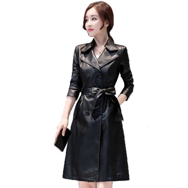 women's leather & faux elegant, long-leather plutonium women with belt ladies fake sheep skin trench coat streetwear plus size 5xl oute, Black
women's leather & faux elegant, long-leather plutonium women with belt ladies fake sheep skin trench coat streetwear plus size 5xl oute, Black