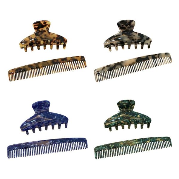 hair clips & barrettes french style women 2pcs claw clip with head comb set tortoise shell cellulose acetate geometric hairpin barrette, Golden;silver
hair clips & barrettes french style women 2pcs claw clip with head comb set tortoise shell cellulose acetate geometric hairpin barrette, Golden;silver