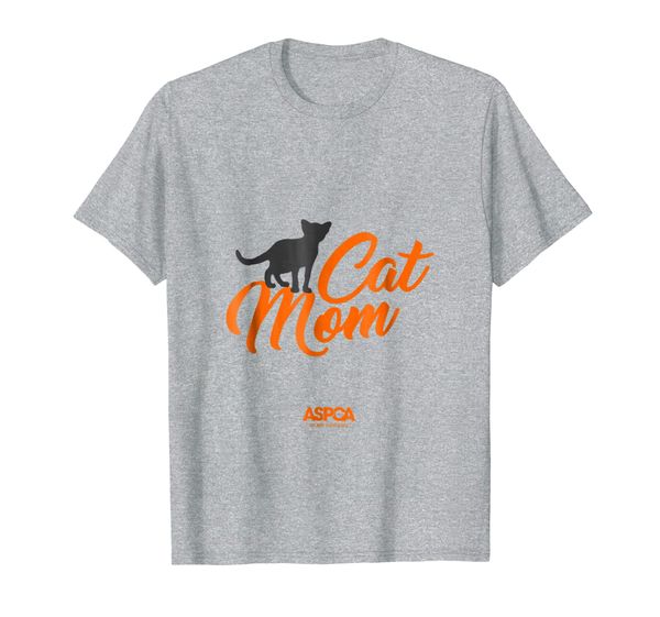 aspca cat mom t-shirt light, White;black 
aspca cat mom t-shirt light, White;black