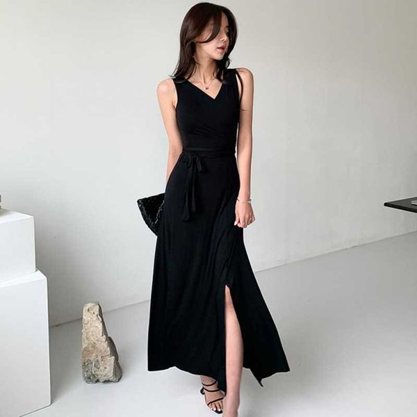 summer v-neck lace-up elegant long dress vintage knit fashion slim waist casual party vestidos 210526, Black;gray
summer v-neck lace-up elegant long dress vintage knit fashion slim waist casual party vestidos 210526, Black;gray