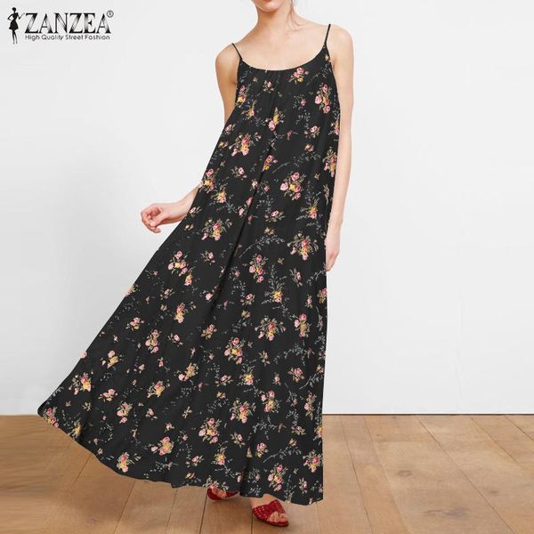 casual dresses zanzea fashion printed maxi dress women floral sundress spaghetti strap beach vestidos female backless robe femme plus size, Black;gray
casual dresses zanzea fashion printed maxi dress women floral sundress spaghetti strap beach vestidos female backless robe femme plus size, Black;gray
