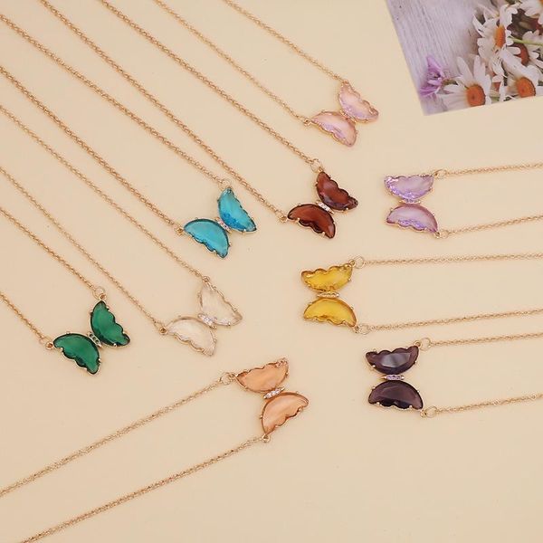 chokers multicolors butterfly pendant necklace summer creative insect clavicle chain bohemian design choker women jewelry, Golden;silver
chokers multicolors butterfly pendant necklace summer creative insect clavicle chain bohemian design choker women jewelry, Golden;silver