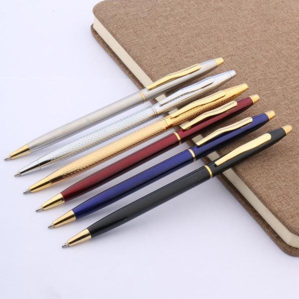 ballpoint pens luxury brand 0.7 nib metal pen classic design navy red ball point stationery office supplies writing, Blue;orange
ballpoint pens luxury brand 0.7 nib metal pen classic design navy red ball point stationery office supplies writing, Blue;orange
