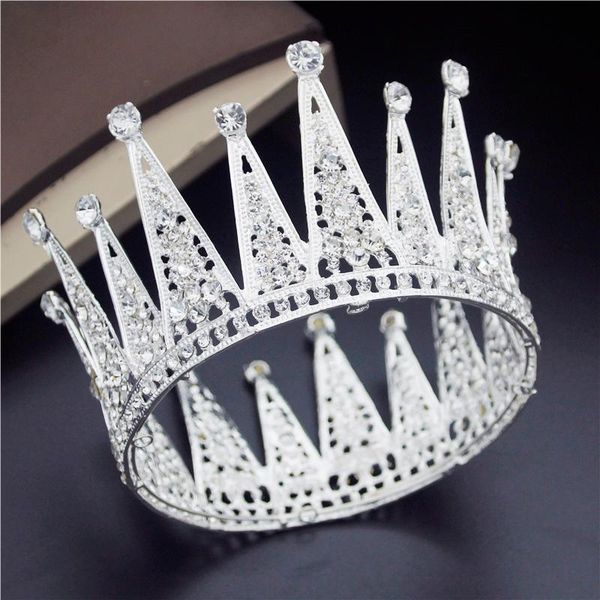 hair clips & barrettes baroque full circle wedding crown bridal tiaras jewelry pageant headdress party cake ornaments bride diadem, Golden;silver
hair clips & barrettes baroque full circle wedding crown bridal tiaras jewelry pageant headdress party cake ornaments bride diadem, Golden;silver