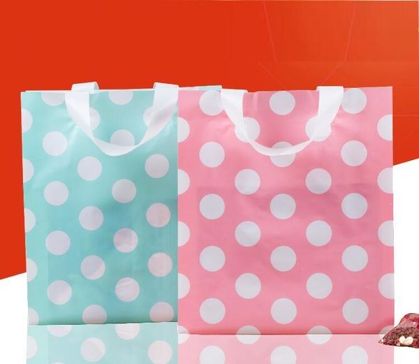 gift wrap 25pcs pink blue dots plastic handle bag food packaging bags shopping thicken carry
gift wrap 25pcs pink blue dots plastic handle bag food packaging bags shopping thicken carry