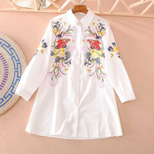 vanovich pluz size blouses and female spring long-sleeved wild cotton embroidery women clothing 210615, White
vanovich pluz size blouses and female spring long-sleeved wild cotton embroidery women clothing 210615, White
