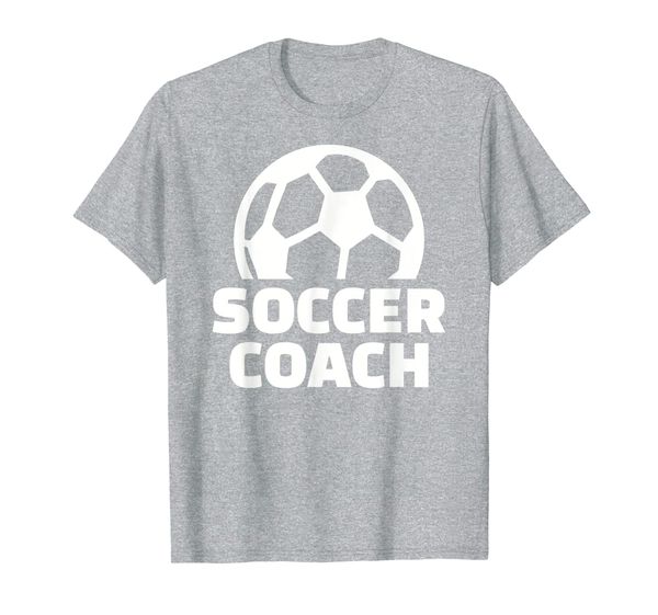 soccer coach t-shirt, White;black 
soccer coach t-shirt, White;black