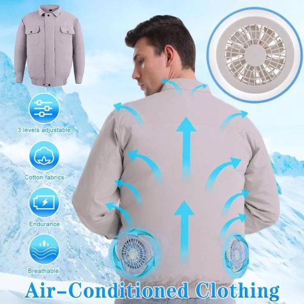 summer outdoor air-conditioning cooling fan jacket men air conditioning clothing sun-protcetive coat construction work clothes men's ja, Black;brown
summer outdoor air-conditioning cooling fan jacket men air conditioning clothing sun-protcetive coat construction work clothes men's ja, Black;brown