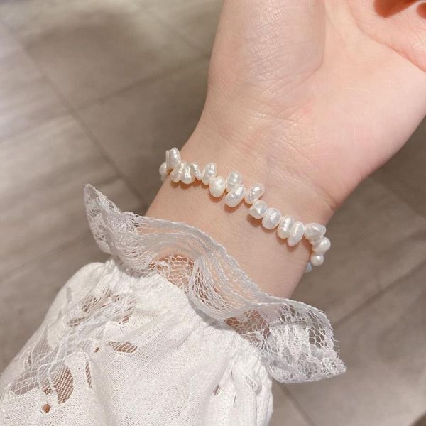 beaded, strands woman bracelet freshwater pearl fashion net celebrity with the same temperament real gold plated, Black
beaded, strands woman bracelet freshwater pearl fashion net celebrity with the same temperament real gold plated, Black