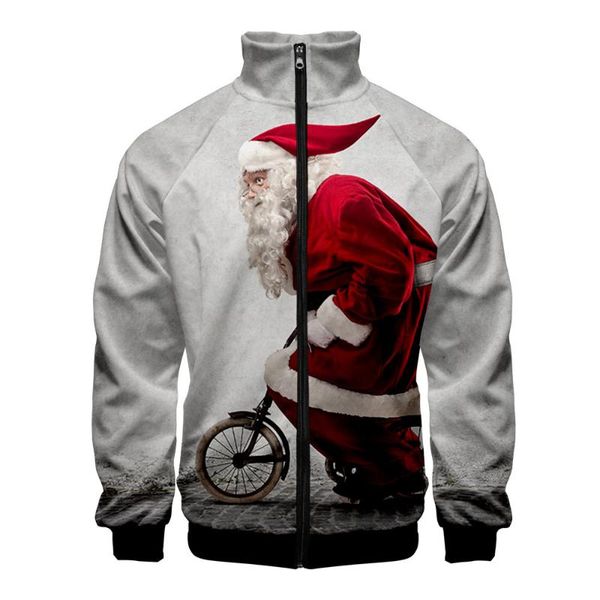 men's hoodies & sweatshirts 2021 fashion style christmas festival 3d color printing and women's standing collar zipper sweater, Black
men's hoodies & sweatshirts 2021 fashion style christmas festival 3d color printing and women's standing collar zipper sweater, Black