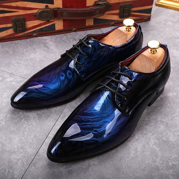 dress shoes charm2021 autumn business patent formal pointed bright leather casual men's, Black
dress shoes charm2021 autumn business patent formal pointed bright leather casual men's, Black