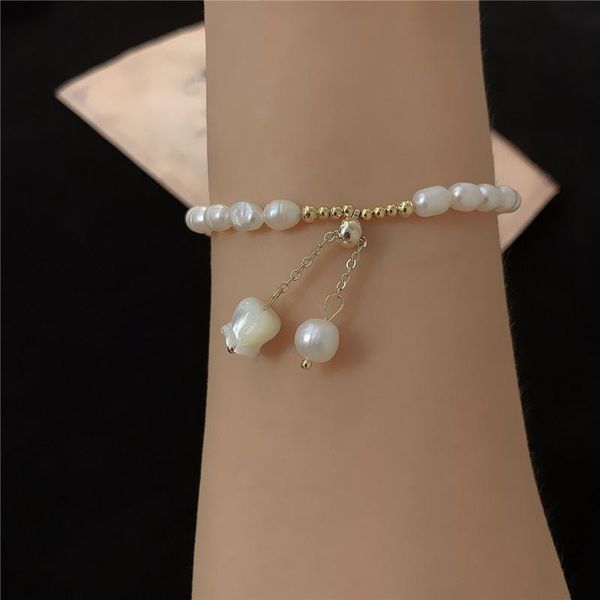 link, chain handmade natural freshwater purple pearl bracelet adjustable woman wedding party boutique jewelry, Black
link, chain handmade natural freshwater purple pearl bracelet adjustable woman wedding party boutique jewelry, Black