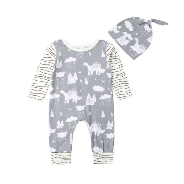 0-24m newborn infant baby girl boy romper long sleeve animal print striped jumpsuit hat clothes outfit, White
0-24m newborn infant baby girl boy romper long sleeve animal print striped jumpsuit hat clothes outfit, White