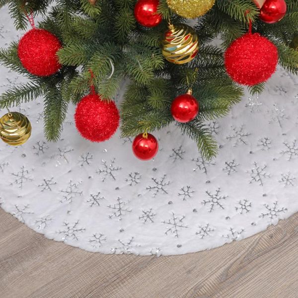 christmas decorations tree skirts faux fur white plush golden/silver snowflake mat skirt xmas year party
christmas decorations tree skirts faux fur white plush golden/silver snowflake mat skirt xmas year party