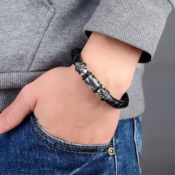 bangle gothic style bracelet men's casual party accessories skull black leather magnetic
bangle gothic style bracelet men's casual party accessories skull black leather magnetic