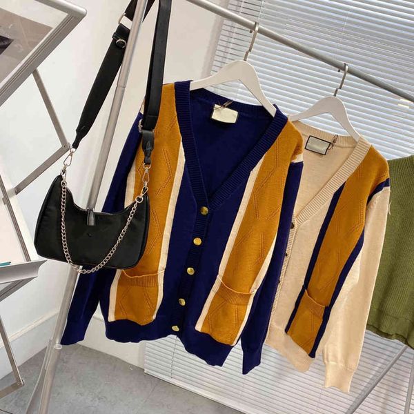 ins fashion stitched sweater women's spring and autumn new cardigan rhombic contrast color v-neck casual loose knit coat, Black;gray
ins fashion stitched sweater women's spring and autumn new cardigan rhombic contrast color v-neck casual loose knit coat, Black;gray