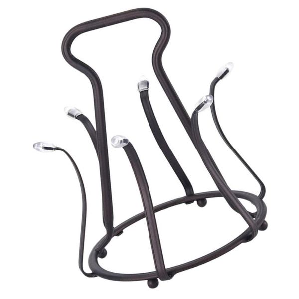 hooks & rails 1pc kitchen glass cup storage rack holder home adornment (black)
hooks & rails 1pc kitchen glass cup storage rack holder home adornment (black)