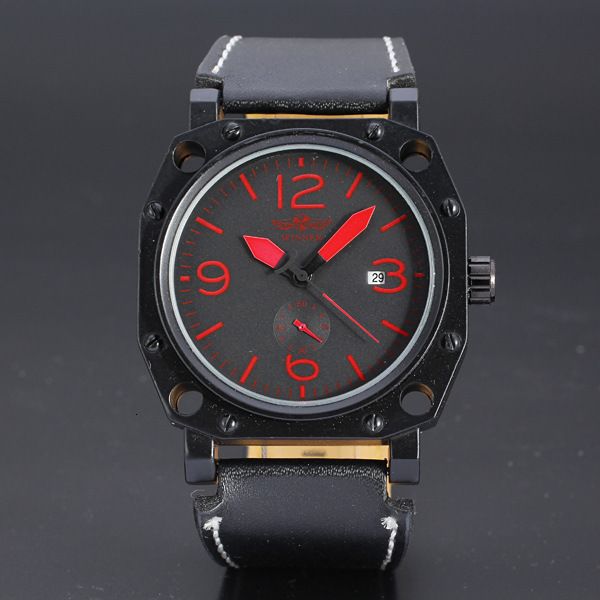 winner luminous colored watches men car calendar chronograph mechanical mode random hombre with leather band, Slivery;brown
winner luminous colored watches men car calendar chronograph mechanical mode random hombre with leather band, Slivery;brown