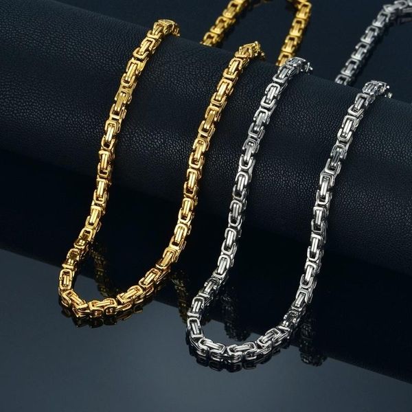 chains fashion trend flat chain necklace men's personality domineering stainless steel banquet party jewelry gift, Silver
chains fashion trend flat chain necklace men's personality domineering stainless steel banquet party jewelry gift, Silver