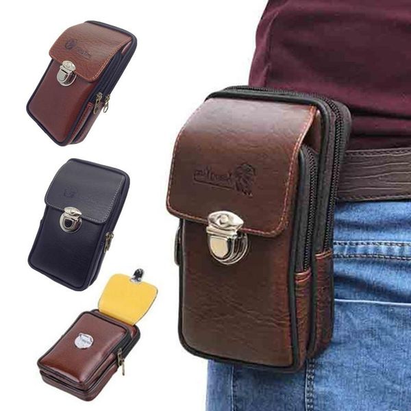 waist bags men vintage style durable faux leather zipper multiple pockets mini multipurpose bag outdoor pouch security belt
waist bags men vintage style durable faux leather zipper multiple pockets mini multipurpose bag outdoor pouch security belt