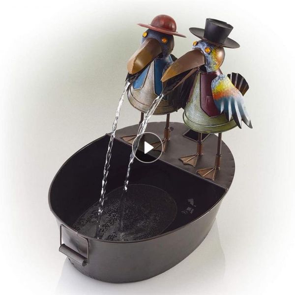 garden decorations creativity toucan fountain courtyard art decoration funny resin crow water statue outdoor for miniatures
garden decorations creativity toucan fountain courtyard art decoration funny resin crow water statue outdoor for miniatures