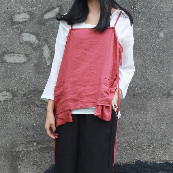 vintage cotton and linen women tanks summer solid color pockets loose comfortable simple vest cami top, White
vintage cotton and linen women tanks summer solid color pockets loose comfortable simple vest cami top, White
