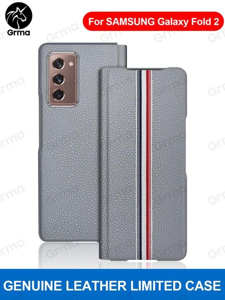 grma original tb same design genuine leather flip cover for galaxy z fold2 fold 2 folder w21 5g ultra thin phone case cell cases
grma original tb same design genuine leather flip cover for galaxy z fold2 fold 2 folder w21 5g ultra thin phone case cell cases