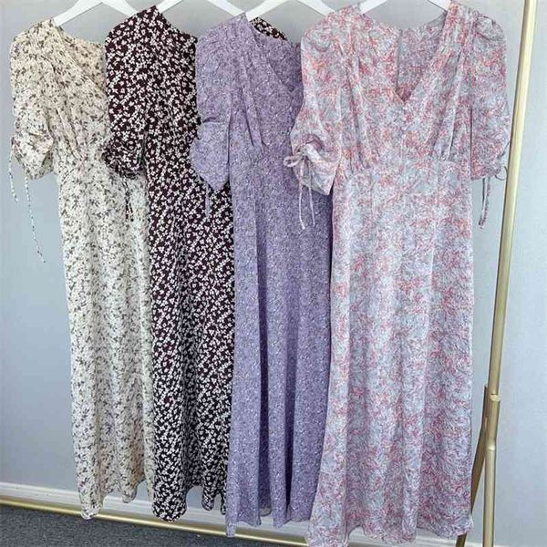 spring slim chic print a line vestidos v-neck puff short sleeve elegant women dresses elegant loose casual long femme robe 210730, Black;gray
spring slim chic print a line vestidos v-neck puff short sleeve elegant women dresses elegant loose casual long femme robe 210730, Black;gray