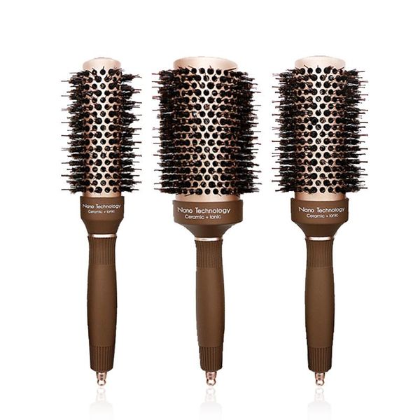 hair brushes heat resistant anti static brush professional salon comb nano ceramic & anion tech styling curling straightening, Silver
hair brushes heat resistant anti static brush professional salon comb nano ceramic & anion tech styling curling straightening, Silver