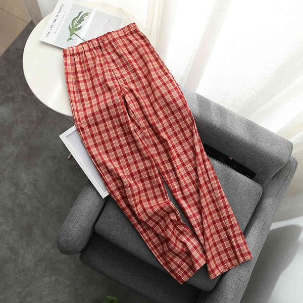 soft girls elegant plaid straight pants fashion ladies vintage high waist trousers streetwear chic pant women stylish 210427, Black;white
soft girls elegant plaid straight pants fashion ladies vintage high waist trousers streetwear chic pant women stylish 210427, Black;white