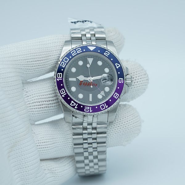 watches 3866 watch automatic movement 116710 gmt purple ceramic sapphire dial master 2 jubilee bracelet wristwatch reloj, Slivery;black
watches 3866 watch automatic movement 116710 gmt purple ceramic sapphire dial master 2 jubilee bracelet wristwatch reloj, Slivery;black