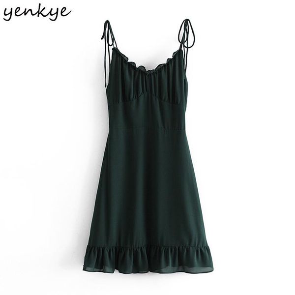 vintage dark green sling dress women v neck sleeveless a-line mini chiffon holiday summer beach robe femme casual dresses, Black;gray
vintage dark green sling dress women v neck sleeveless a-line mini chiffon holiday summer beach robe femme casual dresses, Black;gray