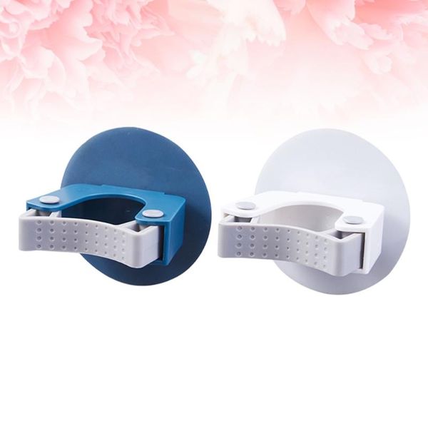 hooks & rails 2pcs punch-mop hanging rack wall-mounted broom anti-slip clips white (round blue + prismatic white)
hooks & rails 2pcs punch-mop hanging rack wall-mounted broom anti-slip clips white (round blue + prismatic white)