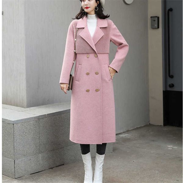 autumn and winter woolen coat female korean temperament women's outerwear woolen coat 210930, Black
autumn and winter woolen coat female korean temperament women's outerwear woolen coat 210930, Black
