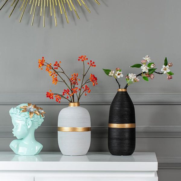 vases nordic art vase ceramics chinese simple luxury modern creative dining table living room floreros home decor craft da60hp
vases nordic art vase ceramics chinese simple luxury modern creative dining table living room floreros home decor craft da60hp
