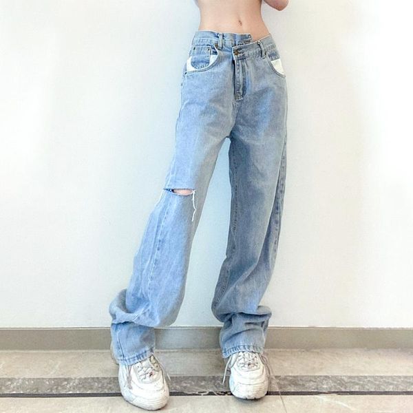 women's jeans autumn fashion y2k wide leg baggy jean vintage clothing high street wear trousers girls cargo ripped pants, Blue
women's jeans autumn fashion y2k wide leg baggy jean vintage clothing high street wear trousers girls cargo ripped pants, Blue