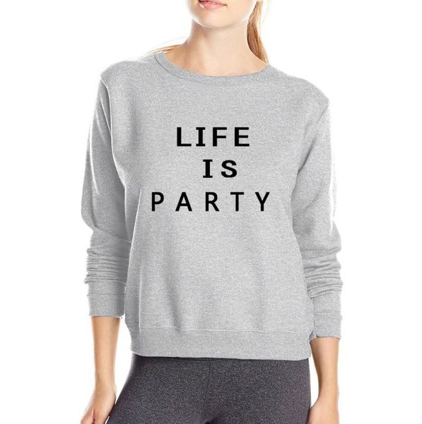 women's hoodies & sweatshirts life is party funny women 2021 autumn warm fleece kawaii pullover for ladies long sleeve o-neck tracksuit, Black
women's hoodies & sweatshirts life is party funny women 2021 autumn warm fleece kawaii pullover for ladies long sleeve o-neck tracksuit, Black